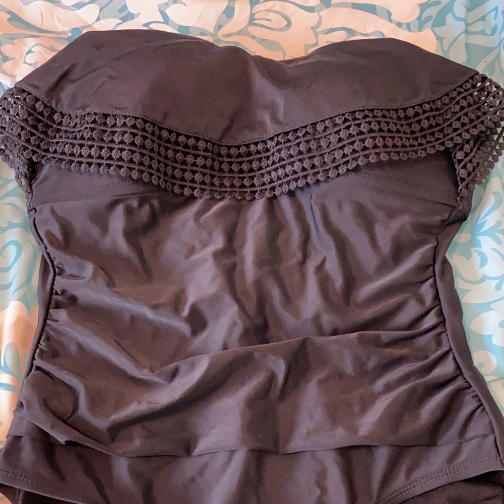 one piece never worn black swimsuit